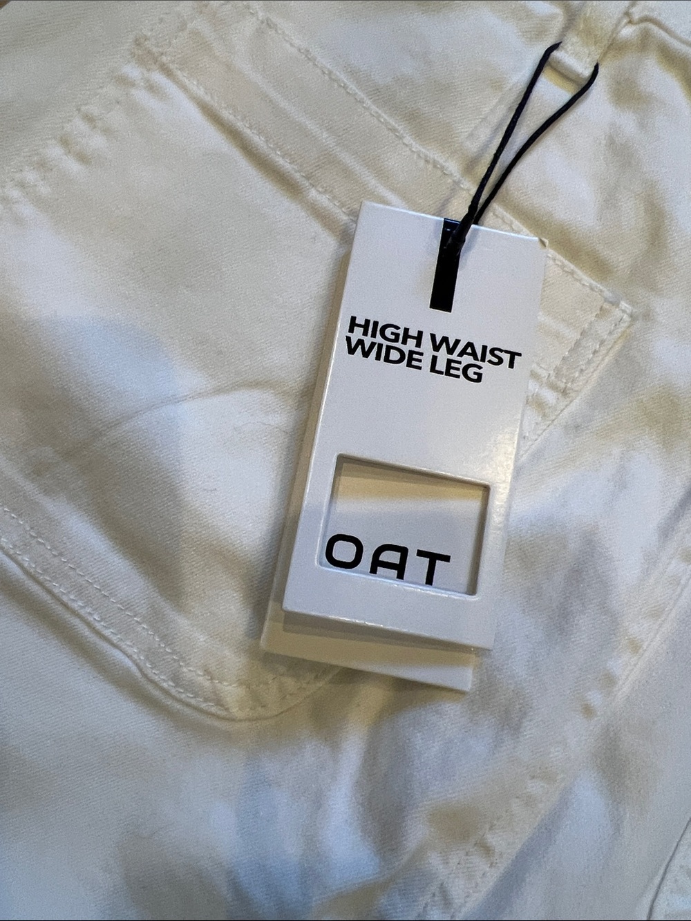 OAT New York White High-Rise Pants - Picture 6 of 8
